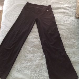 Nike DRI-FIT athletic / yoga wide leg pants